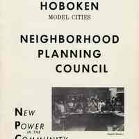 Booklet: Hoboken Model Cities Program; Neighborhood Planning Council, Hoboken, no date, ca. 1970-71.