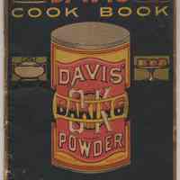 Davis O.K. Baking Powder Cookbook, published by R.B. Davis Co., Hoboken, N.J. N.d., ca. 1915-1920.