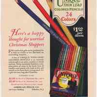 Ad, magazine: Venus Pencils; Here