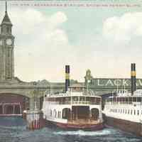 Postcard: Ferry, Hoboken, NJ