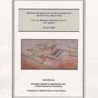 Historic Background and Development of the Maxwell House Site. City of Hoboken, Hudson County, New Jersey. By Philip A. Hayden, March 30, 2005.