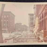 Photo looking west from 64 10th Street Hoboken.