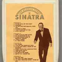 Eight-Track Cartridge, Frank Sinatra : "The Reprise Years ." Reprise. K894003 A. Stereo.