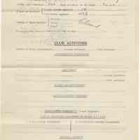 Report of Admiral Benson Service Club, Hoboken, activities for month ending November 30, 1919.