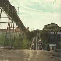 Postcard: Trolley, Hoboken, NJ