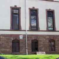          44: view of west facade of north wing near Bloomfield St.
   