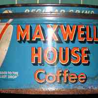 Can: Maxwell House Coffee, 1 lb., regular grind, Hoboken, no date, ca. 1950