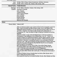          Friedrich Max Straube, individual report , pg 1 of 2
   