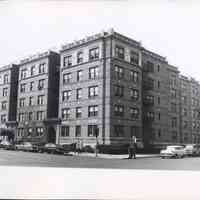 B&W photo of apartment building complex at 2781 John F. Kennedy Boulevard, Jersey City.