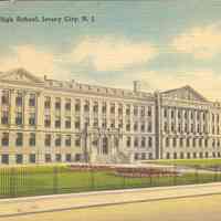 Postcard: Dickinson High School, Jersey City, NJ