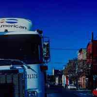          Slides: 45 color transparencies of vehicles; truck tractor trailers, Hoboken, ca. 1983-84. picture number 18
   