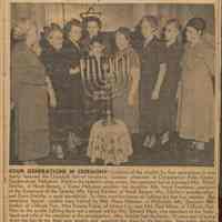          Digital images of Record Book of the Sisterhood of Congregation Adas Emuno, (Hoboken), Feb. 15, 1949 to June 14, 1951. picture number 20
   