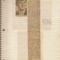 Newsclipping scrapbook of Hoboken politics and government activities, 1969-1973.