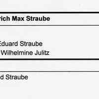          Friedrich Max Straube, individual report , pg 2 of 2
   