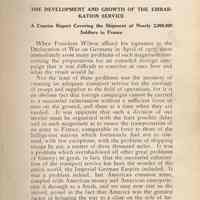          pg 5 Development & Growth of Embarkation Service
   