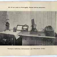          pg [4] photo: Thompson Refecting Galvanometer and Wheatstone Bridge
   