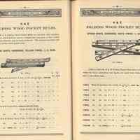          pp 59-60 Folding Wood Pocket Rules
   