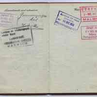          passport: pp 6-7 / pp. 8-32 used
   