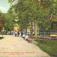 Postcard: Hamilton Park, Jersey City, NJ