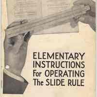 Elementary Instructions for Operating the Slide rule. Copyright 1928 by K&E, probably 1942-1950 printing.