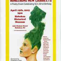 Something Old Something New (Jersey) II. A Poetry Event Celebrating NJ’s 351st Birthday. Apr.19, 2015. HHM, Hoboken, N.J.