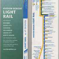 Timetable: Hudson-Bergen Light Rail, effective Apr. 24, 2006.