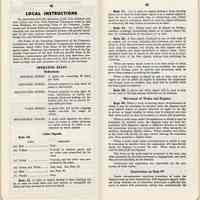          pp 42-43 Local Instructions (start)
   
