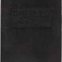 Catalog, furniture: Ferguson Bros. Mfg. Co., Hoboken, N.J. N.d., ca. 1925-1930.