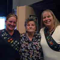 Digital images, 4, of Girl Scouts oral history chapbook release event, HHM, Hoboken, Sept. 16, 2007.