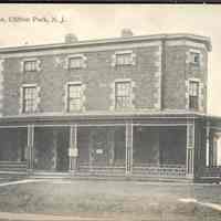 Postcard: Brown Mansion, Weehawken, NJ