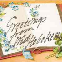 Postcard: Greetings, West Hoboken, NJ