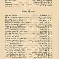          leaf 6: Class Officers; Class of 1926
   