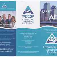 Brochure: AESI, Atlantic Environmental Solutions, Inc., 5 Marine View Plaza, Hoboken, 2007.
