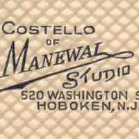          detail of imprint: Costello of Manewal Studio
   