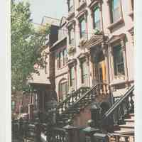 Gallagher Postcard: #19. Victorian Brownstones on 9th & Hudson St. Photo by Brian Gallagher.