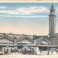 Postcard: Ferry, Hoboken, NJ