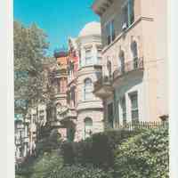 Gallagher Postcard: #18. Victorian Era Mansions on 9th & Hudson St. Photo by Brian Gallagher.