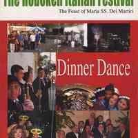 Program: Hoboken Italian Festival; Feast of Maria SS. Dei Martiri. Dinner Dance. March 21, 2009.