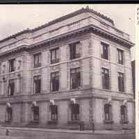 Postcard: Library, Jersey City, NJ
