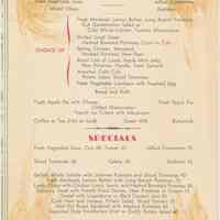 Menu: Lackawanna Luncheon Menu; from the Lackawanna Restaurant, Lackawanna Terminal, Hoboken, n.d., ca. 1924-1935.