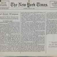          Reprint of a New York Times article dated June 30, 1957. picture number 1
   