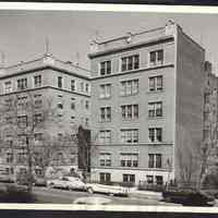 B&W photo of apartment building at 738 Dr. Martin Luther King, Jr. Boulevard, Newark.