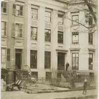 Sepia tone photo of Deutsches Seemannshaus (German Seamen