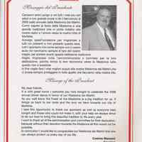          pg [1] Message of the President, Cosimo Manzoni
   