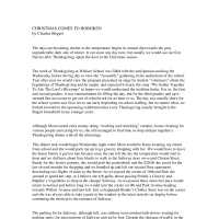 Typescript: Christmas Comes to Hoboken. by Charles Bogert. Written 2005 about childhood Christmases in Hoboken of the 1950