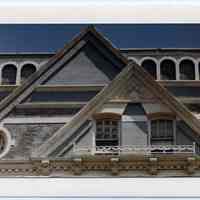 Notecard, photo: Downtown Hoboken [Hotel Victor]. Copyright 1981 photo by J.S. Watson. Watson Card Co., Hoboken, N.J.