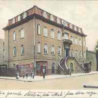 Postcard: High School, Hoboken, NJ