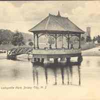 Postcard: Lafayette Park, Jersey City, NJ