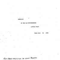 Memories of the Old Neighborhood, Little Italy [Hoboken] from 1910-1980. [By Murray Pasquale, Hoboken, n.d., ca. 1980.]