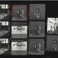 B+W negative contact sheet of images of Hoboken taken by John Conn. no date, [1976].